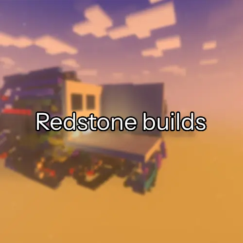 redstone builds